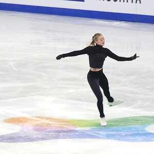 Amber GLENN (USA) SPㅣPractice 2-1ㅣ2020-02-05 4CC - Day2 | 앰버 글렌ㅣ