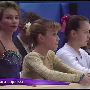 [HD] Ladies SP - Group 3 Warming Up - 1998 Nagano Olympics タラ・リピンスキー Tara Lipinski Тара Липински