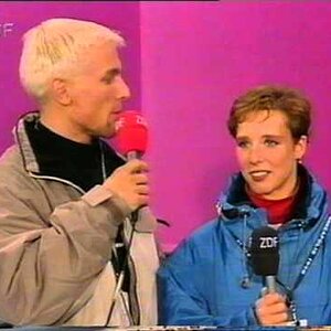 Peggy Schwarz & Mirko Müller GER post SP Interview - 1998 World Championships SP