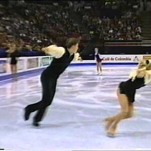 Last Group Warm-Up & Zagórska's Incident, Pairs Event - 1998 World Championships LP