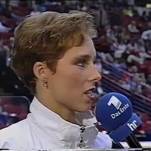 Peggy Schwarz & Mirko Müller GER Reaction & Interview - 1998 World Championships LP German