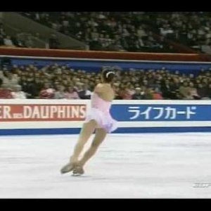 Mao ASADA JPN 2007 WC SP＋Interview (ESPN)