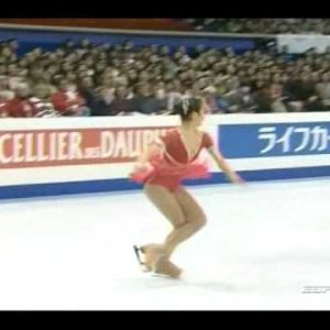 Mao ASADA JPN 2007 WC FS ＋Interview (ESPN)