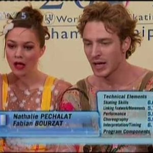 Nathalie Péchalat, & Fabian Bourzat FRA 2007 WC FD