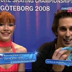 Kamila HAJKOVA / David VINCOUR CZE 2008 WC CD