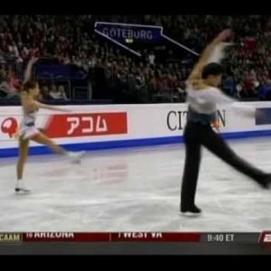 Zhang & Zhang - 2008 Worlds SP (ESPN)