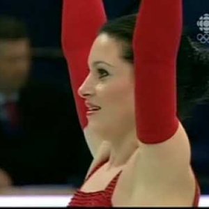 Roxana LUCA ROU Short Program 2008 World Figure Skating Championships Gotheborg