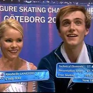 Anabelle LANGLOIS / Cody HAY CAN Free Skate 2008 World Figure Skating Championships
