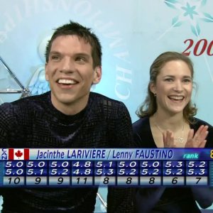 Jacinthe LARIVIERE / Lenny FAUSTINO CAN 2002 WC SP - Salut d'Amour
