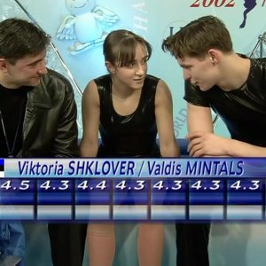 Viktoria SHKLOVER / Valdis MINTALS EST 2002 WC FS