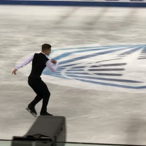 Mikhail Kolyada FS morning practice @GPS Italy 2021