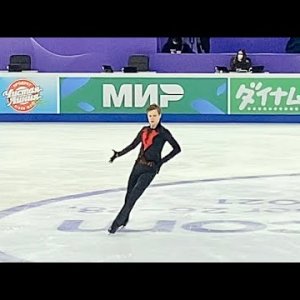 Evgeni Semenenko FP practice Rostelecom Cup 2021