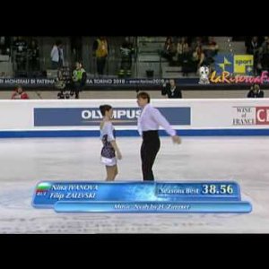 8 Nina IVANOVA / Filip ZALEVSKI BUL 2010 WC Pairs SP BUL - IVANOVA - ZALEVSKI