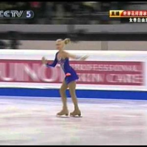 24 Ksenia MAKAROVA RUS 2010 Worlds FS (CCTV)
