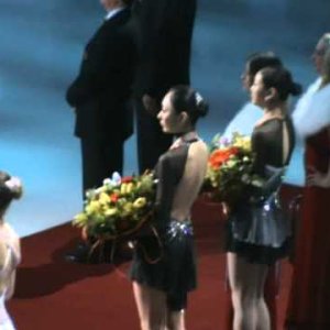 2011 Worlds Ladies medal ceremony