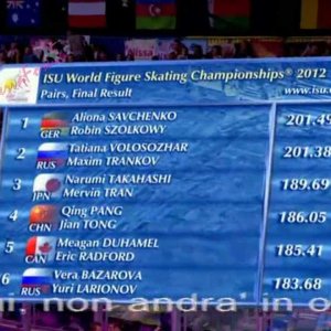 2012 PAIRS FP FINAL RESULTS