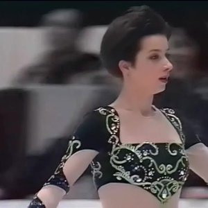 Ladies Free Skating Warming Up - 1998 NHK Trophy