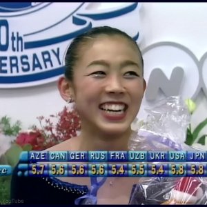 [HD] 村主章枝 Fumie Suguri トッカータとフーガ, G線上のアリア 1998 NHK Trophy - Free Skating