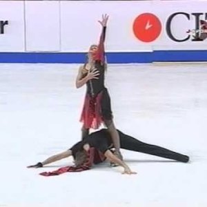 Zuzana Merzova & Tomas Morbacher SVK - 1999 European Championships FD