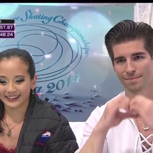 3 Felicia ZHANG / Nathan BARTHOLOMAY USA FS 2014 WC