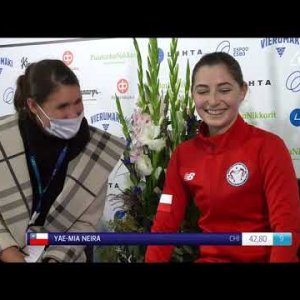 Yae Mia NEIRA CHI Short Program Finlandia Trophy 2021