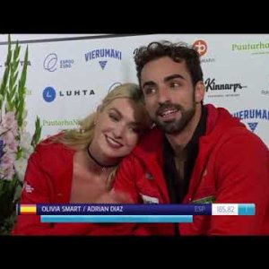 Olivia SMART / Adrian DIAZ ESP Free Dance Finlandia Trophy 2021