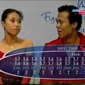 Xue Shen & Hongbo Zhao CHN - 1999 World Championships SP