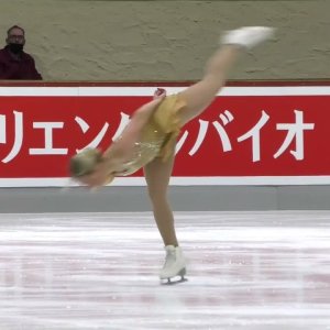 Gerli LIINAMAE EST Short Program 2021 Nebelhorn Trophy