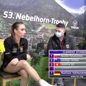 Nathalie WEINZIERL GER Short Program Nebelhorn Trophy 2021