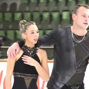 Hailey KOPS / Evgeni KRASNOPOLSKI ISR Short Program Nebelhorn Trophy 2021