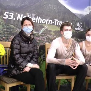 Sofia HOLICHENKO / Artem DARENSKYI UKR SP 2021 Nebelhorn Trophy