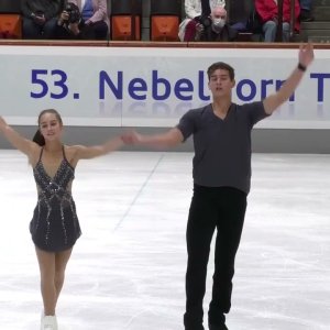 Greta CRAFOORD & John CRAFOORD SWE SP 2021 Nebelhorn Trophy