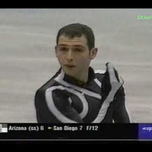 Laurent Tobel (FRA) - 1999 World Figure Skating Championships, Men's Short Program (US, ESPN)