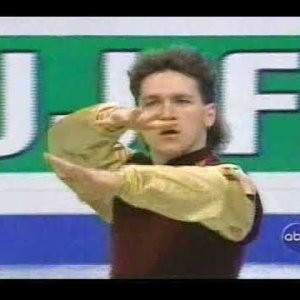 Elvis Stojko (CAN) - 1999 World Figure Skating Championships, Men's Long Program (US, ABC)