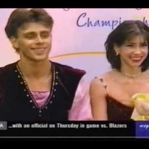 Lang & Tchernyshev (USA) - 1999 World Figure Skating Championships, Original Dance (US ABC)