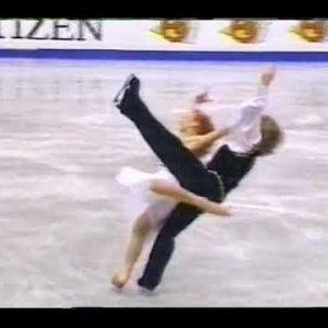 Anissina & Peizerat (FRA) - 1999 World Figure Skating Championships, Original Dance (US, ESPN)