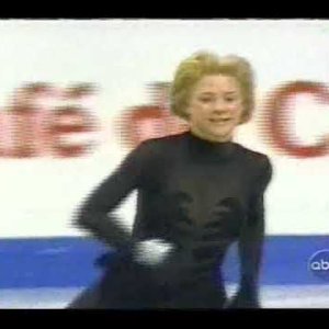 Vanessa Gusmeroli (FRA) - 1999 World Figure Skating Championships, Ladies' Long Program -(US, ABC)