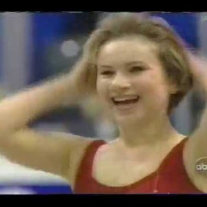 Yulia Soldatova Юлия Солдатова (RUS) - 1999 World Figure Skating Championships, Ladies' LP (US, ABC)