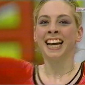 Lucinda Ruh (SUI) - 1999 World Figure Skating Championships, Short Program (USA, ESPN)
