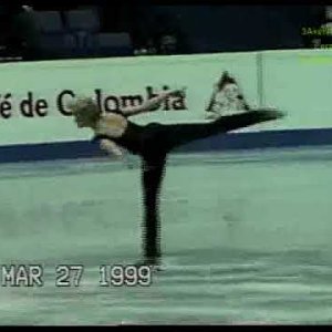 Maria Butyrskaya Мария Бутырская (RUS) - 1999 World Figure Skating Championships, Ladies LP Practice