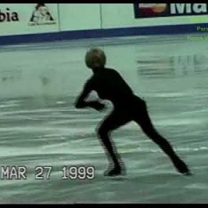Vanessa Gusmeroli (FRA) - 1999 World Figure Skating Championships, Ladies' Long Program Practice