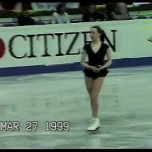 Sarah Hughes (USA) - 1999 World Figure Skating Championships, Ladies' Long Program Practice
