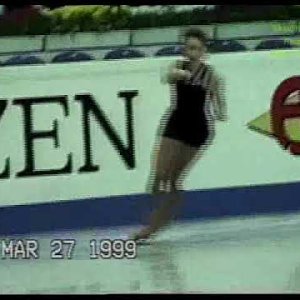 Yulia Soldatova Юлия Солдатова (RUS) - 1999 World Figure Skating Championships, Ladies' LP Practice