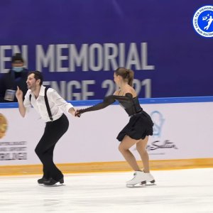 [4K] Alexandra Nazarova / Maxim Nikitin (UKR) Rhythm Dance 2021 Denis Ten Memorial Challenge