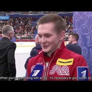 Mikhail Kolyada - interview "I consider figure skating as a sport plus an art" (26.03.2022)