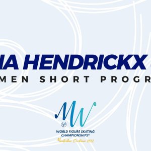 Loena Hendrickx, season 2021-2022, SP, World Figure Skating Championships 2022, Montpellier.