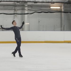 Evgeni Semenenko with Team Mishin at the training camp in Sochi 2022