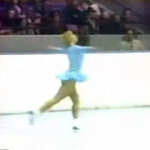 Karen Magnussen's Flying Sit Spin 1971 Worlds