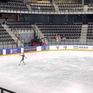 Olga Mikutina SP morning practice @ Grand Prix de France 2022