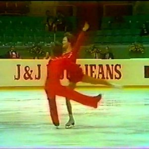 1980 Eiskunstlauf Europameisterschaft Kür der Paare Manuela Mager/Uwe Bewersdorff